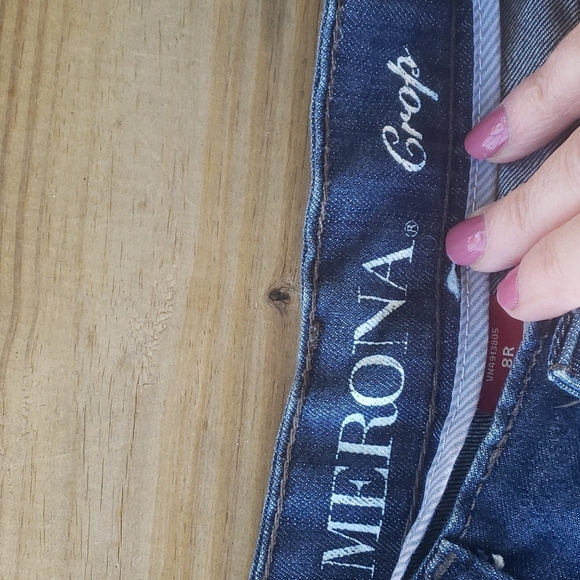 Merona women's crop jeans size 8 - Picture 3 of 11